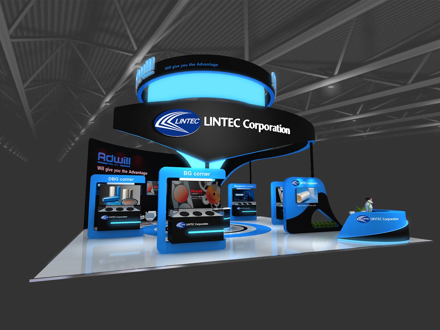 LINTEC 琳得科展臺設計方案